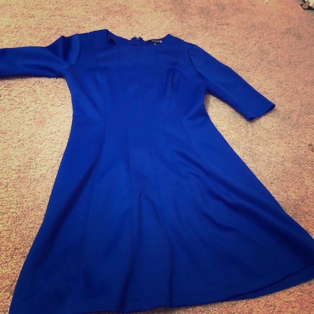Blue dress